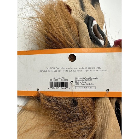 Adult Sz Horse Head Mask Halloween Costume Cosplay Rubber Target Core Creepy New - Picture 6 of 6